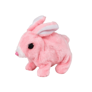 mamido Interaktivní plyšák králík růžový s krátkou srstí