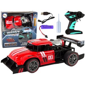 mamido Sportovní auto Steam na dálkové ovládání R/C 1:16 červené