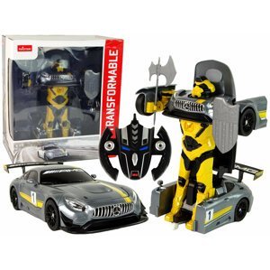 mamido Auto Robot Transformers 2v1 na dálkové ovládání RC Mercedes Rastar 1:14