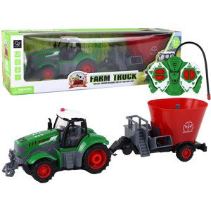 mamido Traktor s přívěsem pro sklizeň na dálkové ovládání R/C