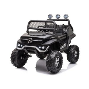 mamido Dětské elektrické autíčko Mercedes-Benz Unimog S 4x4 lakované černé