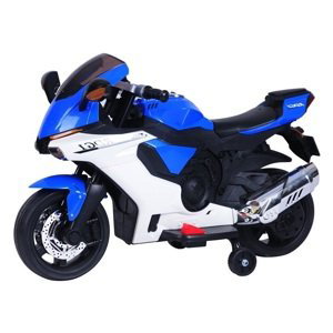 mamido Dětská elektrická motorka TR modrá
