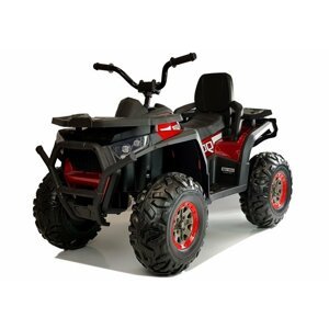 mamido Dětská elektrická čtyřkolka XMX607 4x4 lakovaná červená