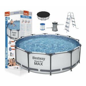 Bestway Bazén Bestway Steel Pro MAX 3,66x1m bílý