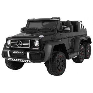 mamido Elektrické autíčko Mercedes-Benz G63 6x6 motor 6x45W 110kg MP4 černé