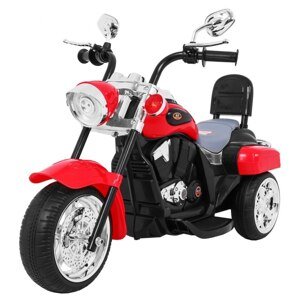 mamido Dětská elektrická motorka Chopper červená