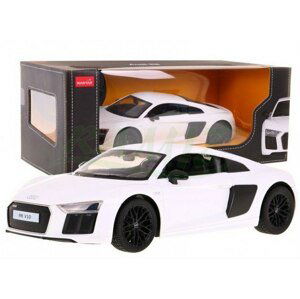 mamido Auto na dálkové R/C ovládání Audi R8 Rastar 1:14 bílé