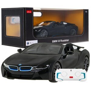 mamido Auto na dálkové ovládání R/C BMW I8 Roadster Rastar 1:12 černé