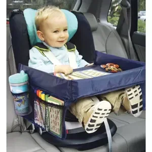 Zaparkorun Dětský mobilní stoleček do auta - růžový