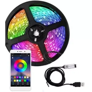 Zaparkorun LED RGB pásek za televizi s ovládáním pomocí telefonu - 5 m