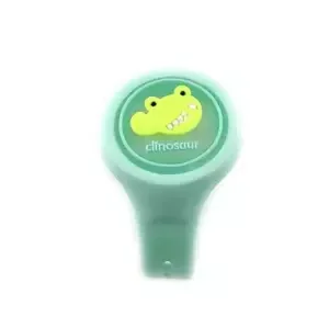 Zaparkorun Repelentní LED RGB náramek proti komárům a klíšťatům - zelený - Dinosaur