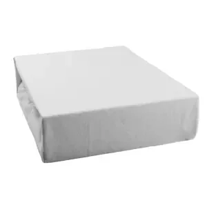 Petra Jersey prostěradlo - bílé -  180 x 200 cm - BedStyle