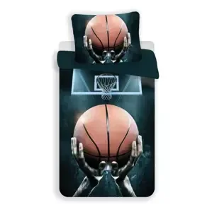 JERRY FABRICS Bavlněné povlečení Basketball 140 x 200 cm - Jerry Fabrics