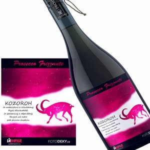 Víno Kozoroh (22.12. - 20.1.) - Červené provedení (Druh Vína: Prosecco)