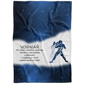 Deka Vodnář (21.1. - 20.2.) - modrá (Podšití beránkem: NE)