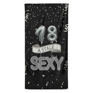 Osuška Stále sexy – černá (věk: 18)