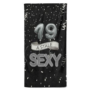 Osuška Stále sexy – černá (věk: 19)