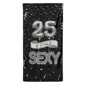 Osuška Stále sexy – černá (věk: 25)