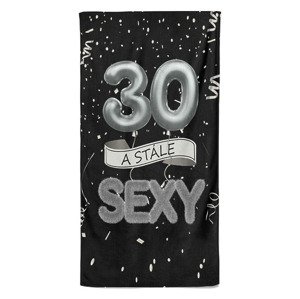 Osuška Stále sexy – černá (věk: 30)