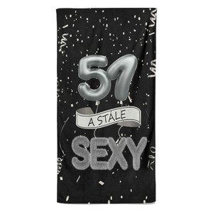 Osuška Stále sexy – černá (věk: 51)