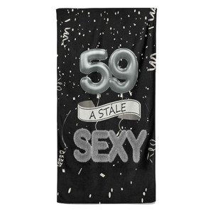 Osuška Stále sexy – černá (věk: 59)