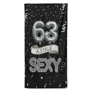 Osuška Stále sexy – černá (věk: 63)