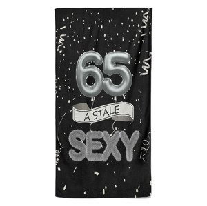 Osuška Stále sexy – černá (věk: 65)