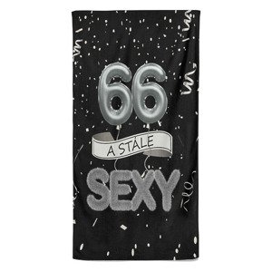 Osuška Stále sexy – černá (věk: 66)