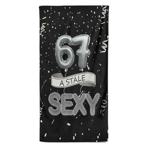 Osuška Stále sexy – černá (věk: 67)