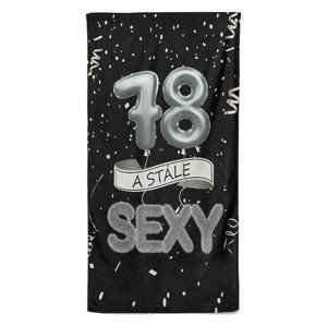 Osuška Stále sexy – černá (věk: 78)