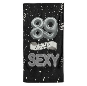 Osuška Stále sexy – černá (věk: 89)