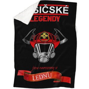 Deka Hasičské legendy - měsíc (Měsíc: 01 - Leden, Podšití beránkem: ANO)