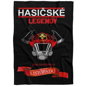 Deka Hasičské legendy - měsíc (Měsíc: 11 - Listopad, Podšití beránkem: NE)