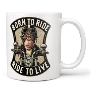 Hrnek Born to ride (Náplň hrníčku: Žádná)