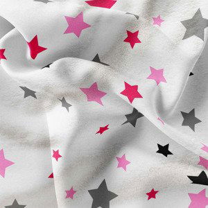 Fleece – Stars (pink)