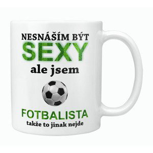 Hrnek Sexy fotbalista (Náplň hrníčku: Žádná)