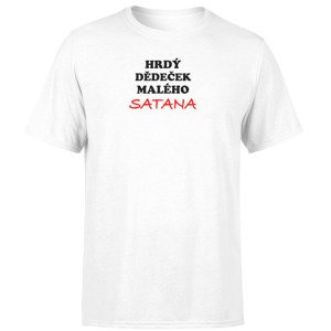 Tričko Dědeček satana (Velikost: XL, Barva trička: Bílá)