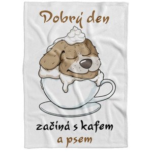 Deka Dobrý den začíná se psem (Podšití beránkem: NE)