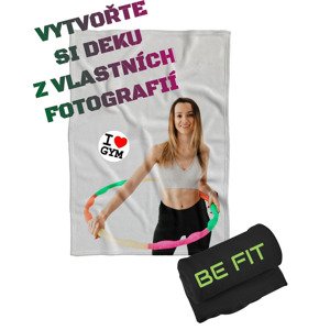 Deka z vlastních fotografií a textů Fleece 140x200cm/360g pro fitness a jógu