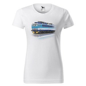 Tričko Vlak – Lokomotiva 362 (Velikost: M, Typ: pro ženy, Barva trička: Bílá)
