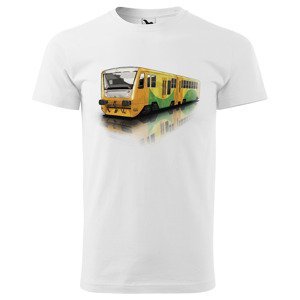 Tričko Regionální vlak (Velikost: L, Typ: pro muže, Barva trička: Bílá)