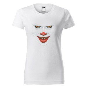 Tričko Clown (Velikost: 2XL, Typ: pro ženy, Barva trička: Bílá)