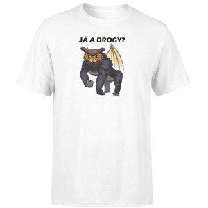 Tričko Já a drogy (Velikost: 3XL, Typ: pro muže, Barva trička: Bílá)