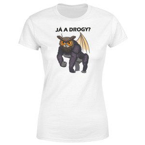 Tričko Já a drogy (Velikost: XL, Typ: pro ženy, Barva trička: Bílá)