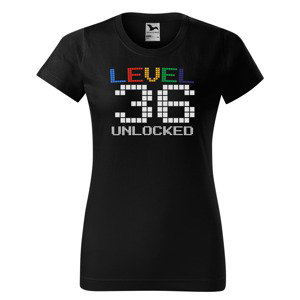 Tričko Level Unlocked (dámské) (věk: 36)