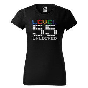 Tričko Level Unlocked (dámské) (věk: 54)