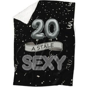 Deka Stále sexy – Černá (věk: 20, Podšití beránkem: ANO)