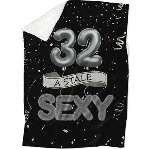 Deka Stále sexy – Černá (věk: 32, Podšití beránkem: ANO)