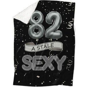 Deka Stále sexy – Černá (věk: 82, Podšití beránkem: ANO)