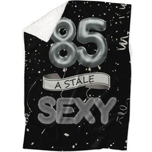 Deka Stále sexy – Černá (věk: 85, Podšití beránkem: ANO)